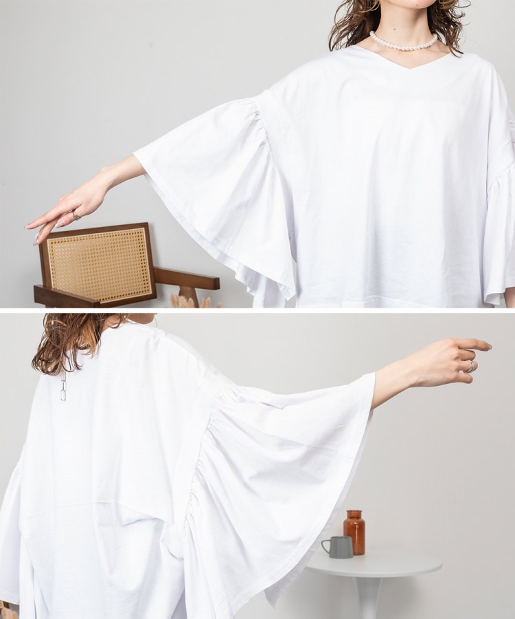 �ں�����20��OFF�ۥ��åȥ��� ��ǥ����� Ĺµ ��ʬµ ���㥶�����꡼�� �ץ륪���С� �ɥ��åץ������� �η����С� ����ӥ��С� ��ä��� �礭�������� ��100 ���åȥ� ̵�� M L LL 3L 4L 5L �� �� �� ��� �����奢�� ���줤�� ������� �ȥåץ� ����µ V�ͥå�