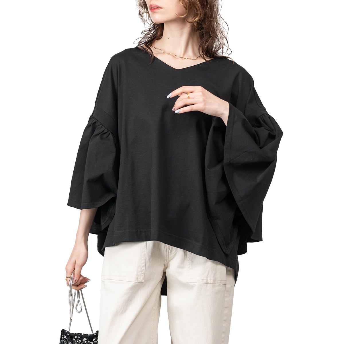 �ں�����20��OFF�ۥ��åȥ��� ��ǥ����� Ĺµ ��ʬµ ���㥶�����꡼�� �ץ륪���С� �ɥ��åץ������� �η����С� ����ӥ��С� ��ä��� �礭�������� ��100 ���åȥ� ̵�� M L LL 3L 4L 5L �� �� �� ��� �����奢�� ���줤�� ������� �ȥåץ� ����µ V�ͥå�