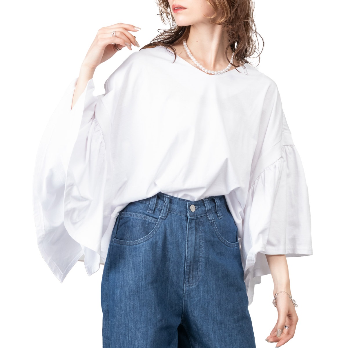 �ں�����20��OFF�ۥ��åȥ��� ��ǥ����� Ĺµ ��ʬµ ���㥶�����꡼�� �ץ륪���С� �ɥ��åץ������� �η����С� ����ӥ��С� ��ä��� �礭�������� ��100 ���åȥ� ̵�� M L LL 3L 4L 5L �� �� �� ��� �����奢�� ���줤�� ������� �ȥåץ� ����µ V�ͥå�