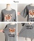 コーデの主役に。アニマルプリント半袖Tシャツ の別カット