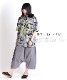 ゆったり楽ちん。ワイドサルエルパンツ の別カット