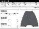 ゆったり楽ちん。ワイドサルエルパンツ の別カット