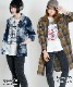 異素材×アートプリントで今っぽい個性派プリント半袖Tシャツ の別カット
