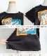 異素材×アートプリントで今っぽい個性派プリント半袖Tシャツ の別カット