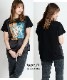 異素材×アートプリントで今っぽい個性派プリント半袖Tシャツ の別カット