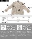 シルエットに拘った。プリント長袖シャツブラウス の別カット