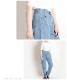 理想の立体シルエット。ウエストホックデニムパンツ の別カット