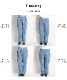 理想の立体シルエット。ウエストホックデニムパンツ の別カット