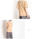 ロゴT Tシャツ レディース カットソー トップス 半袖 ロゴTシャツ シンプルに主役になる。半袖ロゴTシャツ シンプル カジュアル 大きいサイズ ゆったり 英字 英語 大人 おしゃれ かわいい シワになりにくい ブラック ホワイト ベージュ M L LL XL ポリエステル 春 夏 の別カット