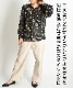 キラリ、コーデ輝くコズミック柄長袖シャツブラウス シャツ ブラウス レディース 星柄 春 夏 柄シャツ シャツブラウス シフォン シアー トップス 長袖 星 スター 柄 総柄 長袖シャツ 長袖ブラウス 柄ブラウス 総柄シャツ 大きいサイズ オーバーサイズ の別カット