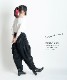 遊び心ある。アシンメトリーサルエルパンツ の別カット