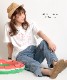 個性派ユニーク。イラスト半袖Tシャツ の別カット