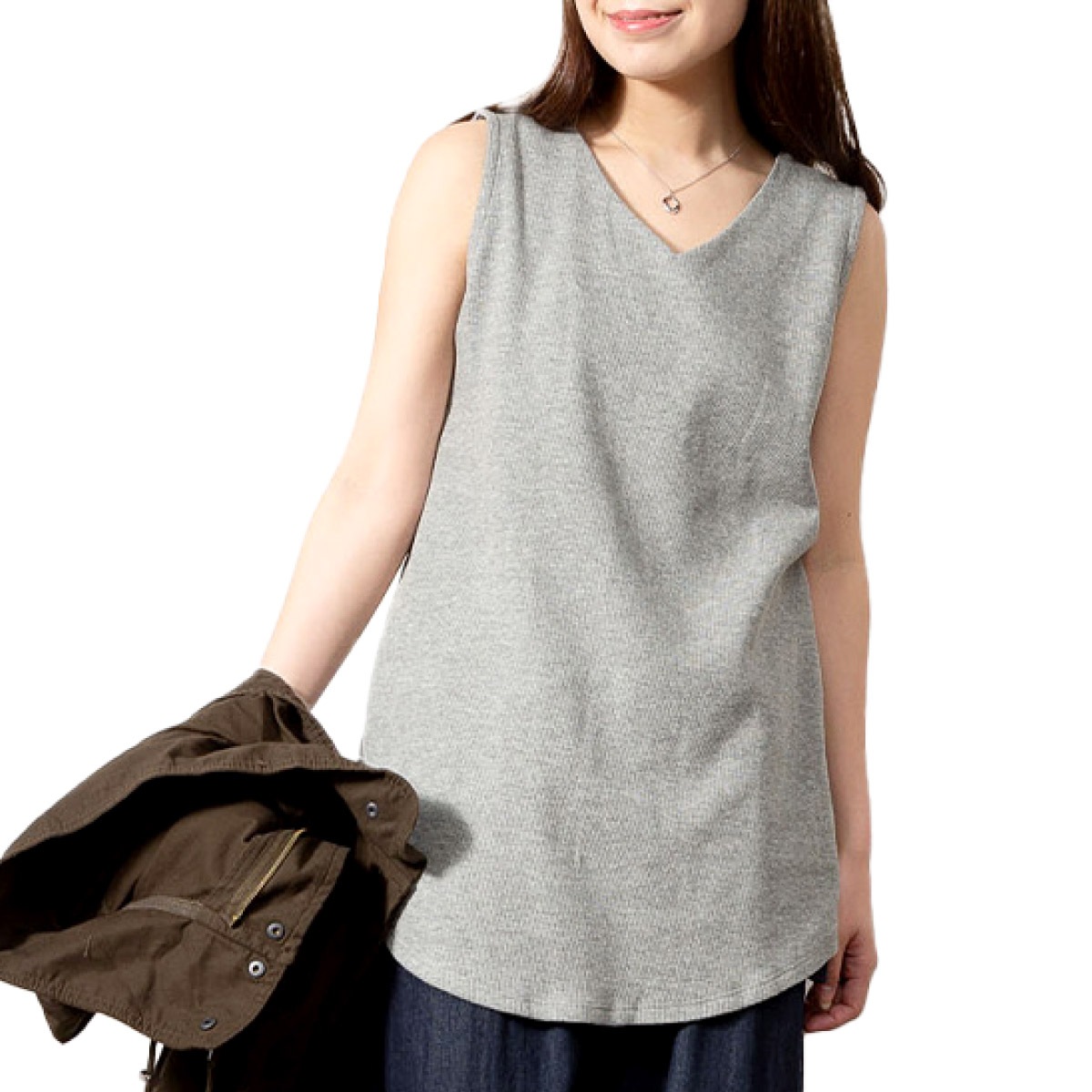 �ڴ��ָ���21.7%OFF�ۥ��󥯥ȥå� ��ǥ����� ��� V�ͥå� ��åե��Ǻ� ����˥å��� ���ä��ꡢ�դ��ꡢ��ä��ꡣV�ͥå���åե륿�󥯥ȥå� �ȥåץ� �Ρ����꡼�� �礭�������� �쥤�䡼�� �η����С� Ʃ���ˤ��� ����Х�˭�� �����ߥ��顼 ��100 ���åȥ� �˽����� �� ��