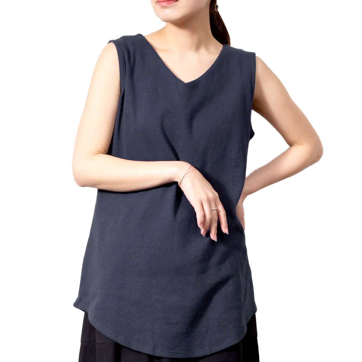 �ڴ��ָ���21.7%OFF�ۥ��󥯥ȥå� ��ǥ����� ��� V�ͥå� ��åե��Ǻ� ����˥å��� ���ä��ꡢ�դ��ꡢ��ä��ꡣV�ͥå���åե륿�󥯥ȥå� �ȥåץ� �Ρ����꡼�� �礭�������� �쥤�䡼�� �η����С� Ʃ���ˤ��� ����Х�˭�� �����ߥ��顼 ��100 ���åȥ� �˽����� �� ��