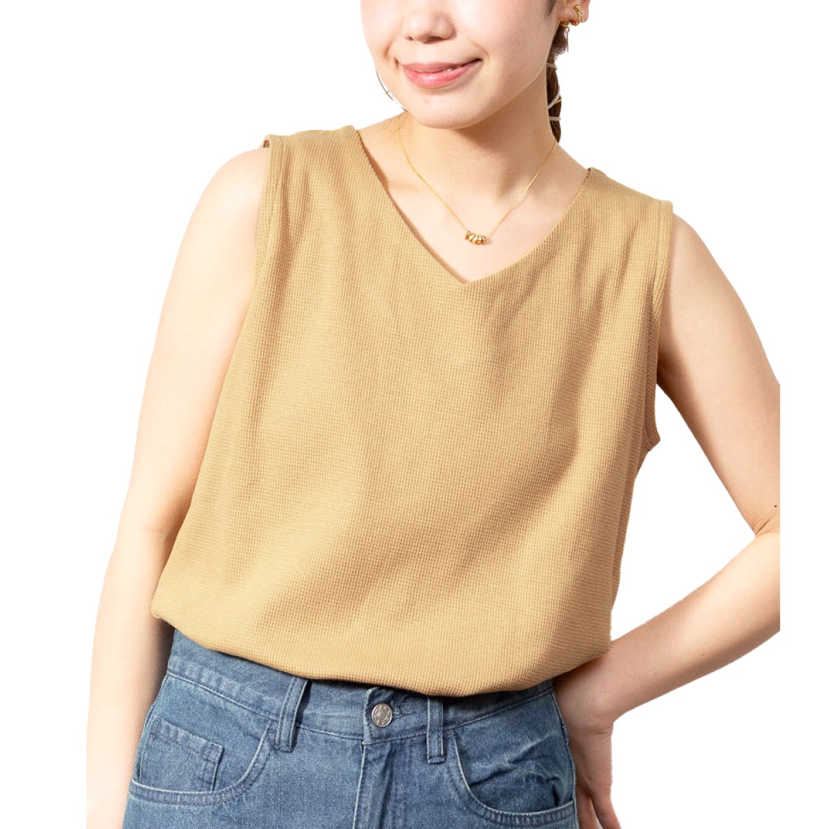 �ڴ��ָ���21.7%OFF�ۥ��󥯥ȥå� ��ǥ����� ��� V�ͥå� ��åե��Ǻ� ����˥å��� ���ä��ꡢ�դ��ꡢ��ä��ꡣV�ͥå���åե륿�󥯥ȥå� �ȥåץ� �Ρ����꡼�� �礭�������� �쥤�䡼�� �η����С� Ʃ���ˤ��� ����Х�˭�� �����ߥ��顼 ��100 ���åȥ� �˽����� �� ��