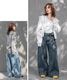 �ڴ��ָ���10%OFF�ۥ磻�ɥѥ�� �ǥ˥� ��ǥ����� �����֥ѥ�� �����ѥ� ������ �ܥȥॹ ���åȥ� ��100% �ڤ��ؤ��ǥ����� �ߥɥ륦������ ��ä��� �礭�������� M L LL 3L 4L �η����С� ��� �����奢�� ����ץ� ̵�� �����륷������ �� �� �� �� 30�� 40�� 50��