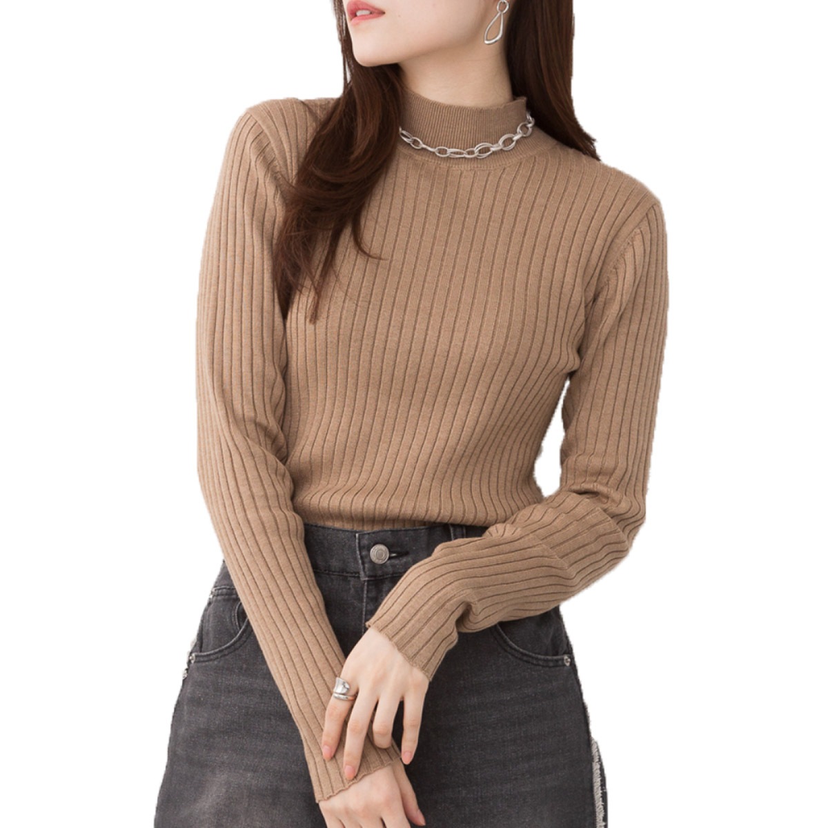 �ڴ��ָ���21.7%OFF�ۥϥ��ͥå� ��֥˥å� ��ǥ����� �ȥåץ� Ĺµ �������� �˥å� ����ʡ� �Ť��� �쥤�䡼�� �ʺ� ���餫�Ǻ� ��ͥ����奢�� �����Ǥ��䤹�� �η����С� �̶� �̳� �� �� �� 30�� 40�� 50�� 60��