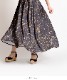 大人の垢抜けデザイン。花柄フレアスカート の別カット