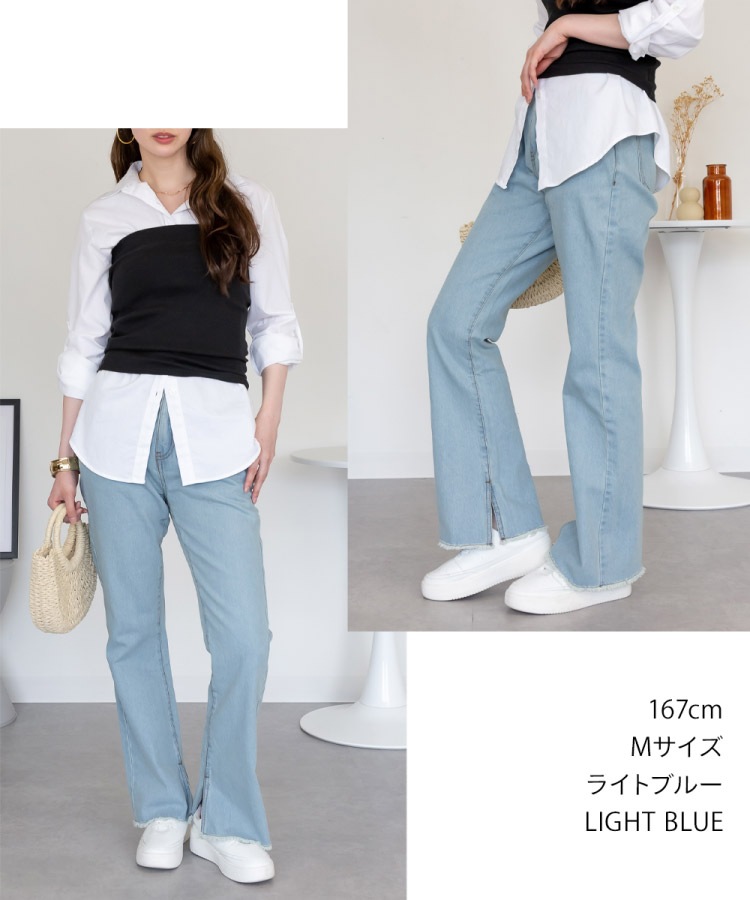 �ڴ��ָ���21.7%OFF�ۥǥ˥� �ե쥢�ѥ�� ��ǥ����� �ϥ��������� �֡��ĥ��å� �ե�󥸿� �����ɥ���å� ������ �ܥȥॹ ��100% �������ȥ��� M/L/LL ���� �η����С� �� �� �� �� �����륷������ �������ͥ��ӡ� �ͥ��ӡ� �饤�ȥ֥롼