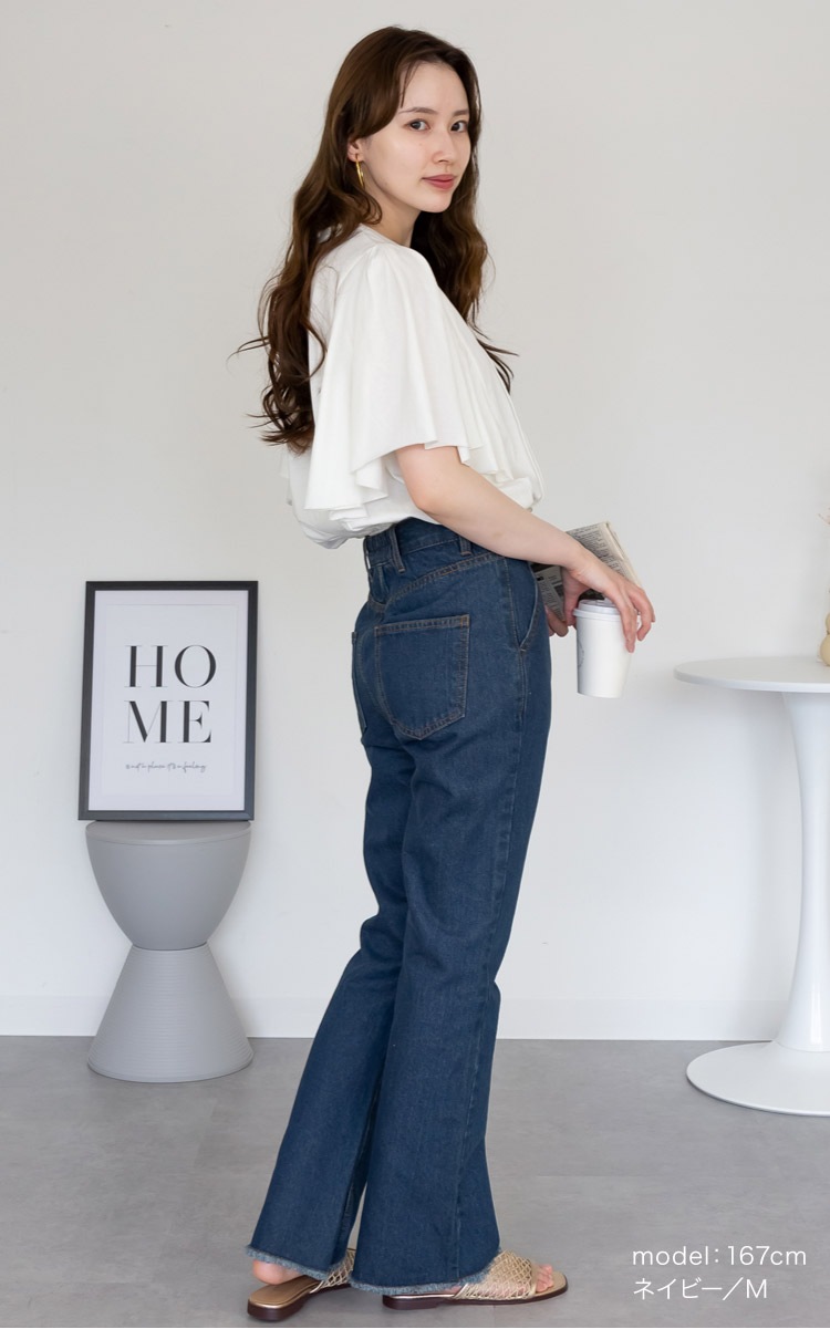 �ڴ��ָ���21.7%OFF�ۥǥ˥� �ե쥢�ѥ�� ��ǥ����� �ϥ��������� �֡��ĥ��å� �ե�󥸿� �����ɥ���å� ������ �ܥȥॹ ��100% �������ȥ��� M/L/LL ���� �η����С� �� �� �� �� �����륷������ �������ͥ��ӡ� �ͥ��ӡ� �饤�ȥ֥롼