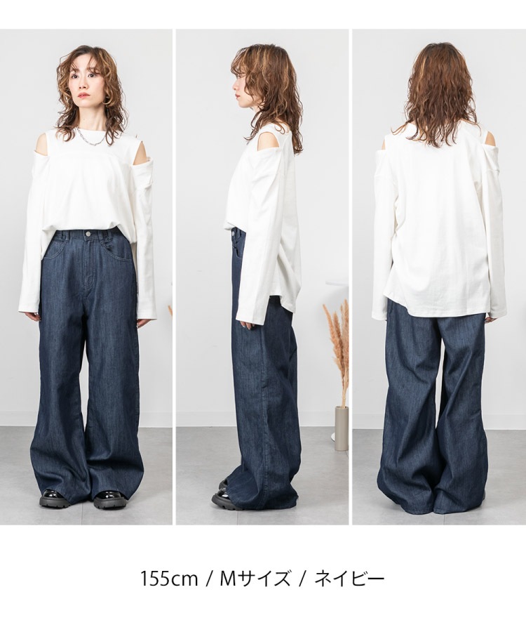 �ǥ˥� �磻�ɥѥ�� ��ǥ����� �ե쥢 �ɥ졼�� �� �� �� ���� ���åȥ� �礭�������� M L LL 3L 4L ���󥰾� ���� ��Ĺ ��ä��� �η����С� �������� �Х��� ������ �����奢�� ��� ���줤�� 30�� 40�� 50��