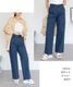 デニムワイドパンツ レディース ジーンズ ワイドパンツ デニムパンツ 綿100% 大きいサイズ ゆったり 体型カバー 後ろゴム ヴィンテージ加工 ライトブルー ネイビー ウォッシュブラック ボトムス シーズンレス M L LL の別カット