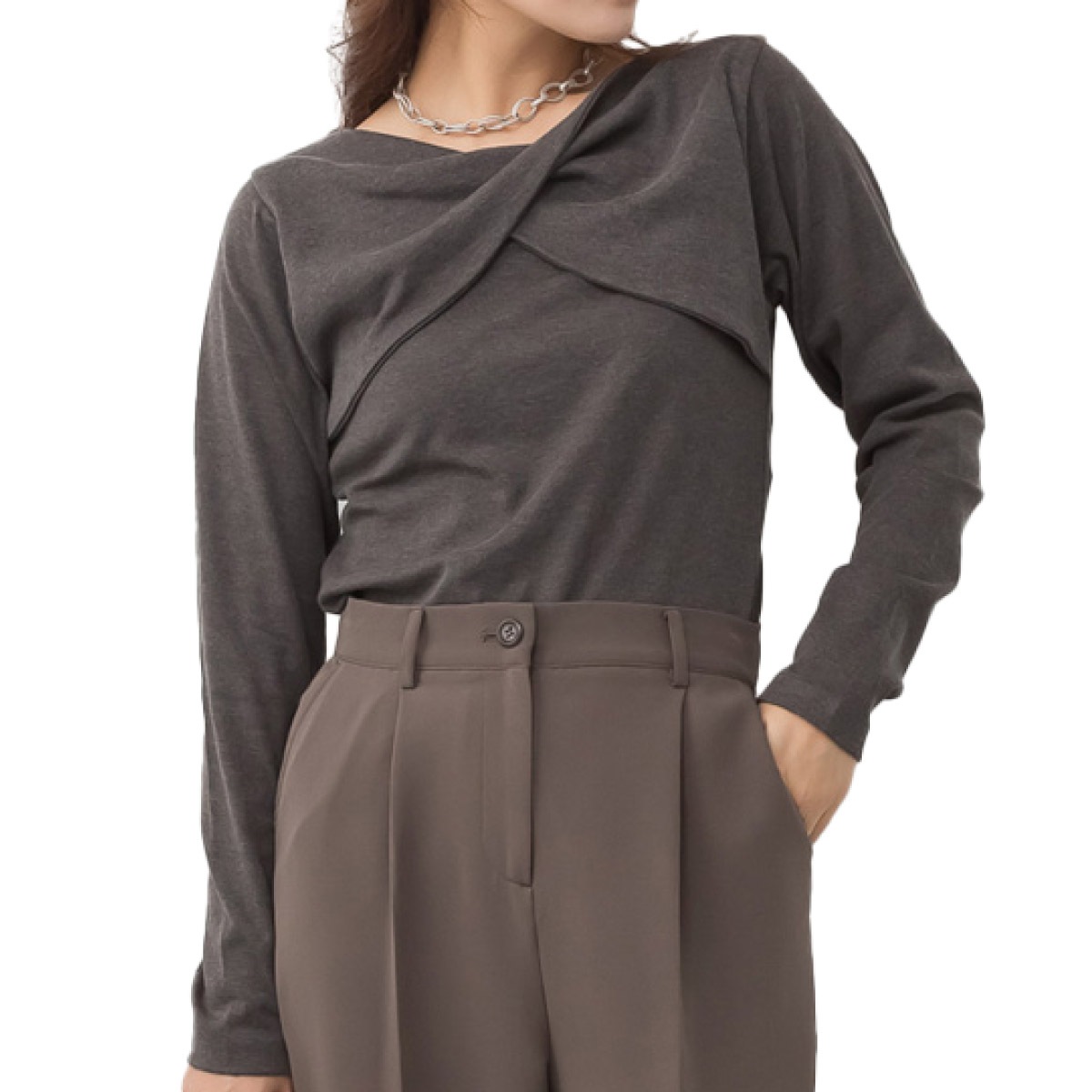 �ڴ��ָ���21.7%OFF�ۥ��åȥ��� Ĺµ ��ǥ����� ����2way ���줤�� ������� �ե���ȥ����� �ȥåץ� ����ץ� ̵�� ���롼�ͥå� T����� ����T �ץ륪���С� �礭�������� M L LL 3L 4L �η����С� ���餻 ��� �̶� ���ե��� �����奢�� ��Ͳİ��� 30�� 40�� 50�� �� �� ��