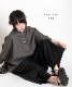 自然体で楽しめる。コットンリネンワイドパンツ の別カット