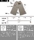 自然体で楽しめる。コットンリネンワイドパンツ の別カット