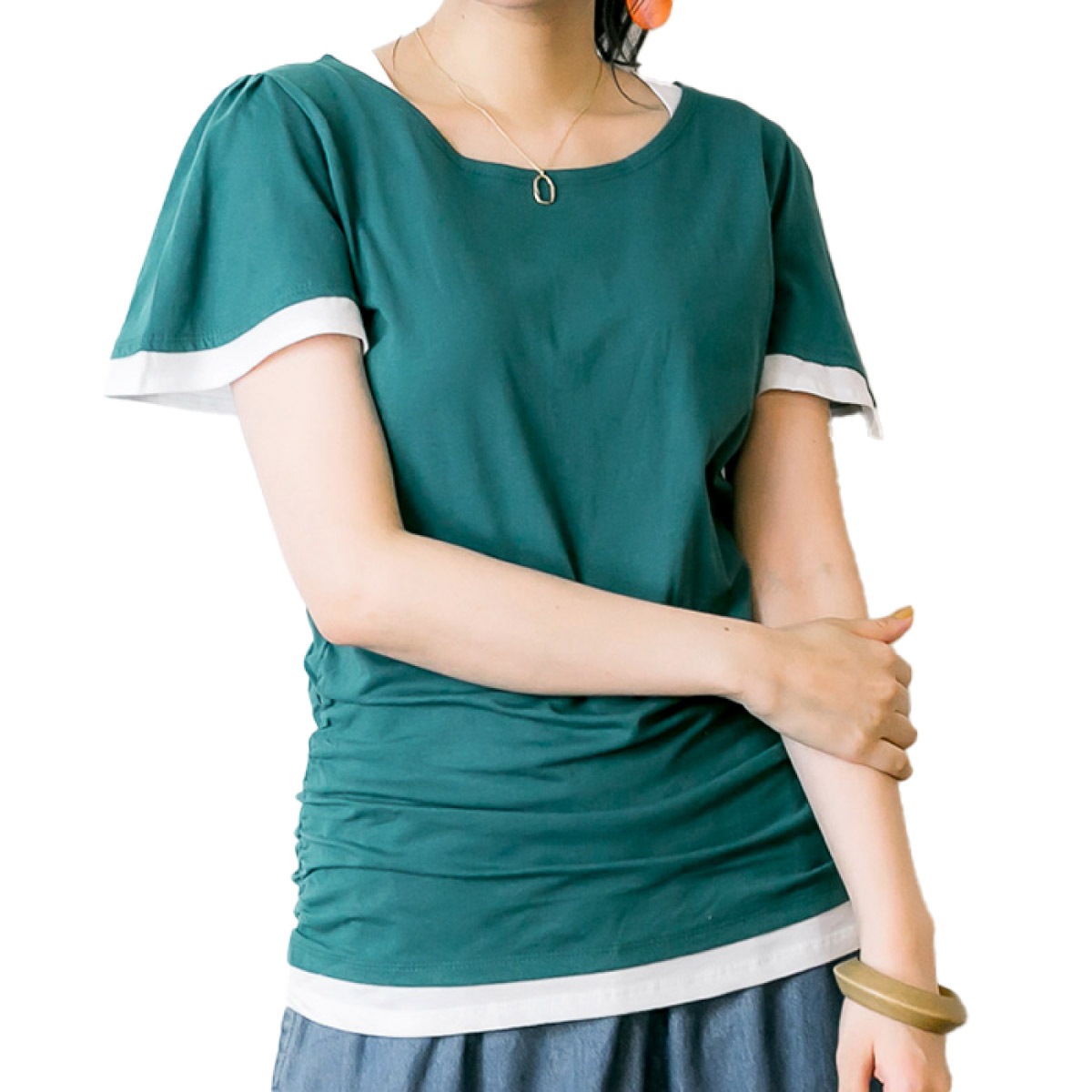 �ڴ��ָ���21.7%OFF��T����� ���åȥ��� Ⱦµ ��ǥ����� �쥤�䡼���� �Ť����� ��������Ǵ������ե쥢��µ���㡼��󥰥��åȥ��� �礭�������� �ȥåץ� ���롼�ͥå� �ե쥢µ ���㡼��� �η����С� ���餻 ��ͽ��� �Х����顼 �����奢�� ���줤�� �ե��ߥ˥� ���� �ä��� �� �� ��