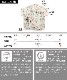 ポップな可愛さ。ボタニカル柄半袖シャツブラウス の別カット