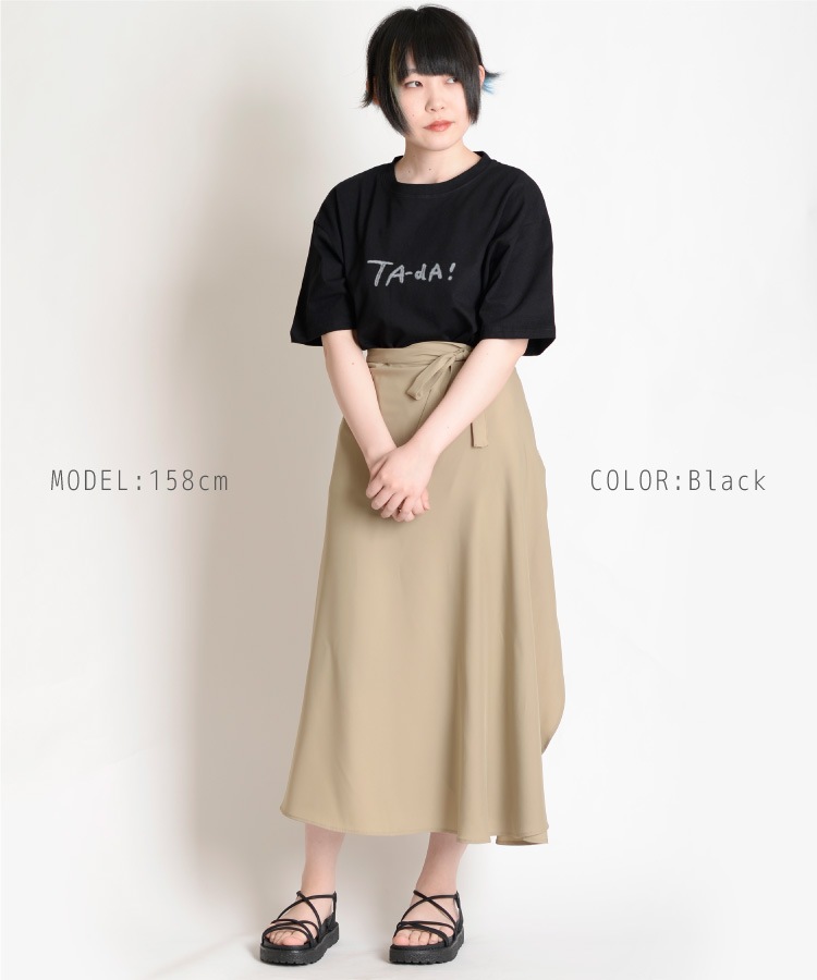 可愛らしい存在感。プリント半袖Tシャツ の別カット