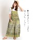 絶妙ニュアンス。柄ワイドサロペットパンツ の別カット