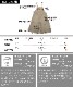 絶妙ニュアンス。柄ワイドサロペットパンツ の別カット
