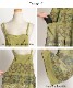 絶妙ニュアンス。柄ワイドサロペットパンツ の別カット