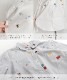 刺繍 シャツ ブラウス 長袖 レディース 遊び心も忘れない。刺繍長袖シャツブラウス トップス シャツブラウス 長袖シャツ 長そで 丸襟 フロントボタン 前開き 大きいサイズ 大きめ ゆったり 体型カバー ぽっちゃり かわいい 柄 個性的 春 夏 ホワイト ブルー グレー の別カット