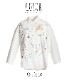 シンプルでも可愛く。刺繍長袖シャツブラウス の別カット