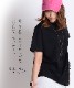 シンプルに差をつける。アシンメトリールーズ半袖Tシャツ の別カット