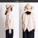 シンプルに差をつける。アシンメトリールーズ半袖Tシャツ の別カット