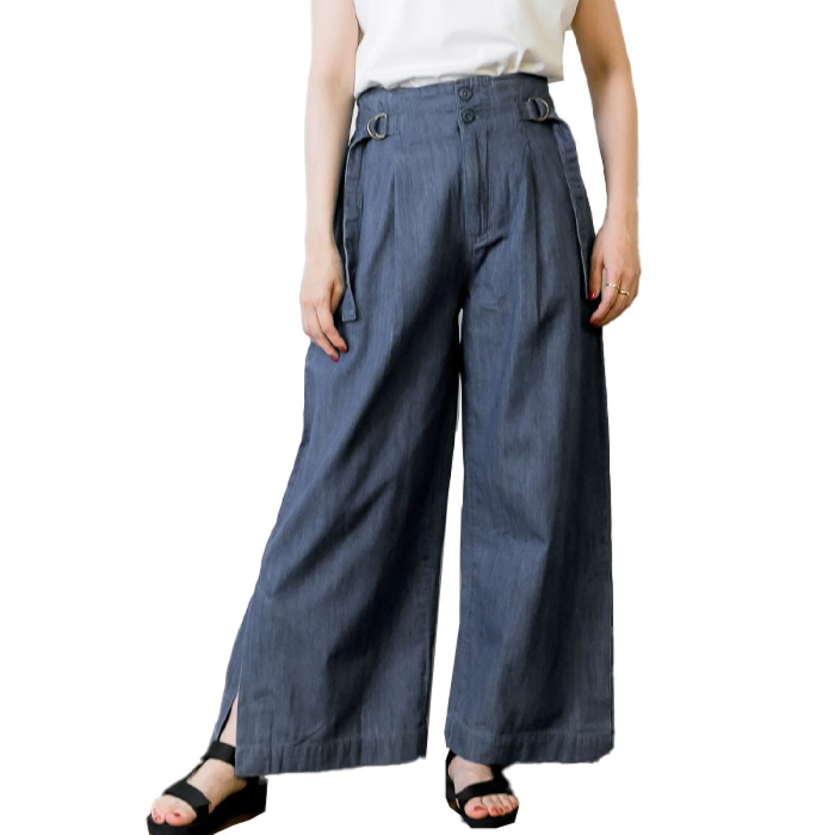 �ڴ��ָ���10%OFF�ۥǥ˥� ��ǥ����� ��� �ե쥢�ѥ�� �磻�ɥѥ�� ����å� �������äơ��¤������Τ��Ȥʤ�����ǥ˥���٥�ĥ磻�ɥѥ�� �礭�������� �ܥȥॹ ������ ���å��ѥ�� �������� �������ȥ��� ��ä��� �η����С� �ϥ��������� ��100 �� �� �� �˽�����