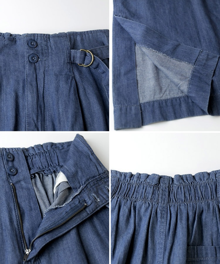 �ڴ��ָ���10%OFF�ۥǥ˥� ��ǥ����� ��� �ե쥢�ѥ�� �磻�ɥѥ�� ����å� �������äơ��¤������Τ��Ȥʤ�����ǥ˥���٥�ĥ磻�ɥѥ�� �礭�������� �ܥȥॹ ������ ���å��ѥ�� �������� �������ȥ��� ��ä��� �η����С� �ϥ��������� ��100 �� �� �� �˽�����