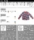 個性的な印象を残す。幾何学柄バンドカラーシャツ の別カット