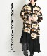 レトロな色合いで大人可愛く。馬柄シアー付シャツ の別カット