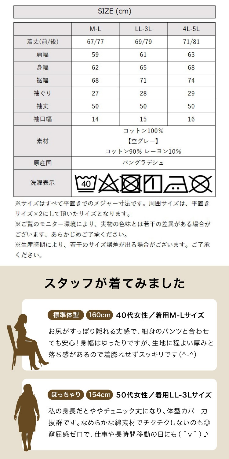 �ڴ��ָ���21.7%OFF�ۥ��åȥ��� �ϥ��ͥå� ��ǥ����� Ĺµ �礭�������� ��100% �ץ륪���С� �ȥåץ� T����� ����T ���ࡼ�����åȥ� ���� ��ä��� ����������� �η����С� M L LL 3L 4L 5L �� ���졼 �� �� �� ���ե��� �����奢�� ���줤�� �������