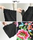ワイドパンツ レディース チャイナ サルエルパンツ 春 夏 花柄 花 刺繍 綿麻 サルエル パンツ ワイド ロング丈 ボトムス エスニック アジアン ファッション バルーンパンツ アラジンパンツ ロングパンツ ストレートパンツ 個性的 レトロ ウエストゴム の別カット