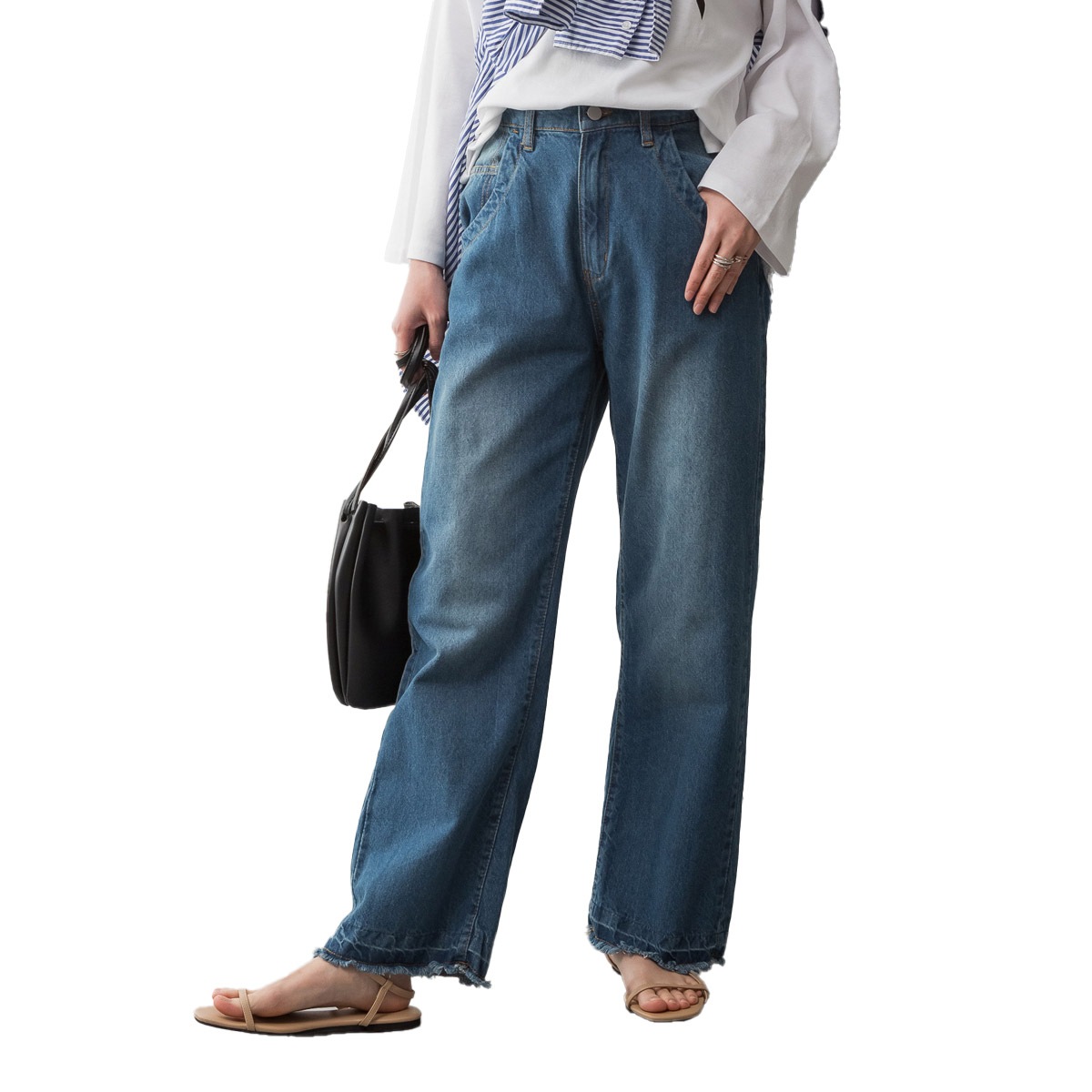 �ڴ��ָ���21.7%OFF�ۥǥ˥� �ѥ�� ��ǥ����� �磻�ɥѥ�� ���ȥ졼�� ���ߥ磻�� ��100% �礭�������� M L LL 3L 4L �������ȥ��� �ե�� ���åȥ��� �ڤ��� ���� �η����С� ������ơ��� ������ �����ѥ� �ܥȥॹ �ޥ� 30�� 40�� 50�� �� ���졼 �� �� �� ��