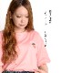 弾ける可愛さ。ピーチ刺繍半袖Tシャツ の別カット