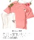 弾ける可愛さ。ピーチ刺繍半袖Tシャツ の別カット