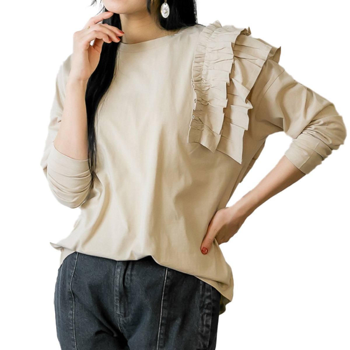 �ڴ��ָ���21.7%OFF��Ĺµ ���åȥ��� ��ǥ����� �ե�� �������ȥ꡼ �ڤ䤰�������ȥåץ�����µ�ե��Ĺµ���åȥ��� �ȥåץ� ��ä��� �η����С� �礭�������� ���롼�ͥå� �����奢�� �ե��ߥ˥� ��Ͳİ��� ������ ��100 ̵�� M L LL 3L 4L 5L 30�� 40�� 50�� 60�� �� ��