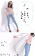 隠して魅せる。総レースロングカーディガン の別カット